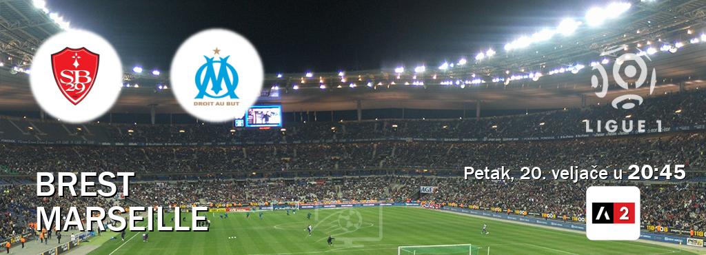Izravni prijenos utakmice Brest i Marseille pratite uživo na Arena Sport 2 (petak, 20. veljače u  20:45).