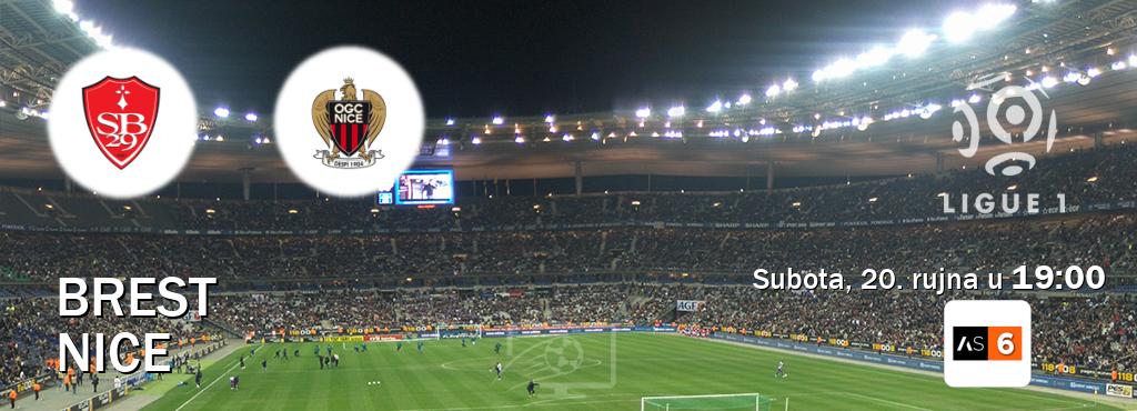 Izravni prijenos utakmice Brest i Nice pratite uživo na Arena Sport 6 (subota, 20. rujna u  19:00).