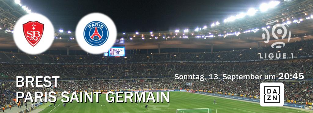 Das Spiel zwischen Brest und Paris Saint Germain wird am Sonntag, 13. September um 20:45, live vom DAZN übertragen. Das Spiel zwischen Brest und Paris Saint Germain wird am Sonntag, 13. September um 20:45, live vom DAZN übertragen.
