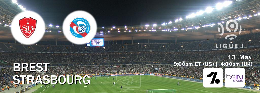 You can watch game live between Brest and Strasbourg on OneFootball and beIN SPORTS USA(US). You can watch game live between Brest and Strasbourg on OneFootball and beIN SPORTS USA(US).