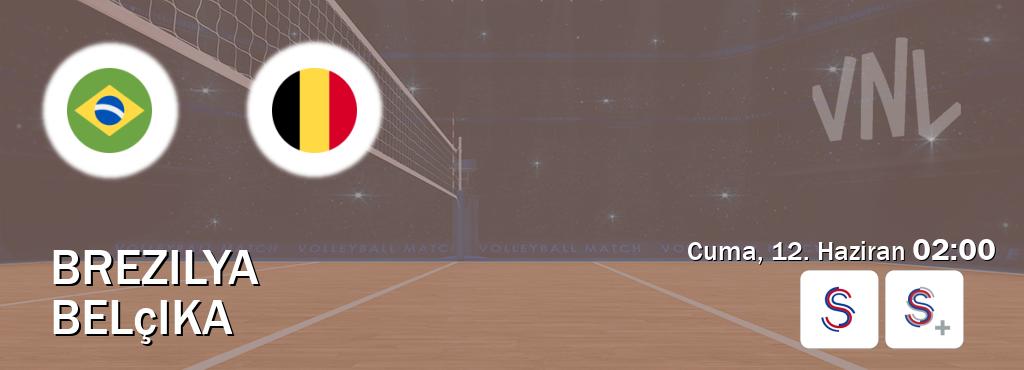 Karşılaşma Brezilya - Belçika S Sport ve S Sport +'den canlı yayınlanacak (Cuma, 12. Haziran  02:00).