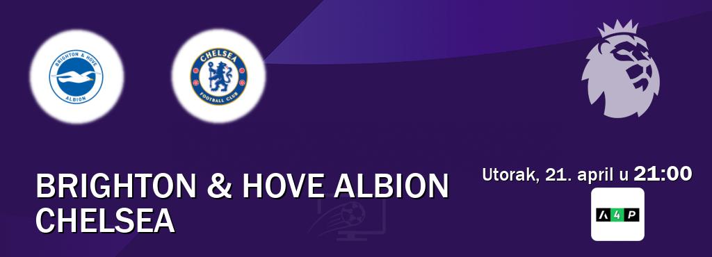 Izravni prijenos utakmice Brighton & Hove Albion i Chelsea pratite uživo na Arena Premium 4 (utorak, 21. april u  21:00).