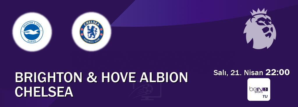 Karşılaşma Brighton & Hove Albion - Chelsea beIN SPORTS 3'den canlı yayınlanacak (Salı, 21. Nisan  22:00).