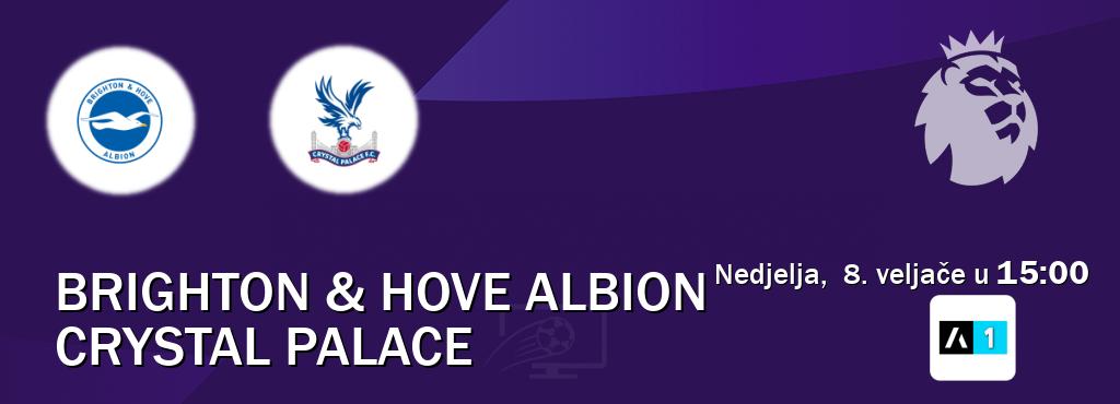 Izravni prijenos utakmice Brighton & Hove Albion i Crystal Palace pratite uživo na Arena Sport 1 (nedjelja,  8. veljače u  15:00).