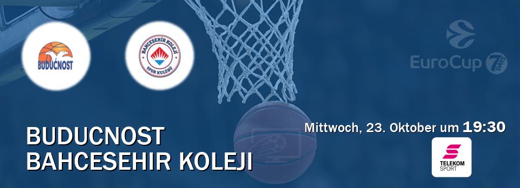 Das Spiel zwischen Buducnost und Bahcesehir Koleji wird am Mittwoch, 23. Oktober um  19:30, live vom Magenta Sport übertragen.