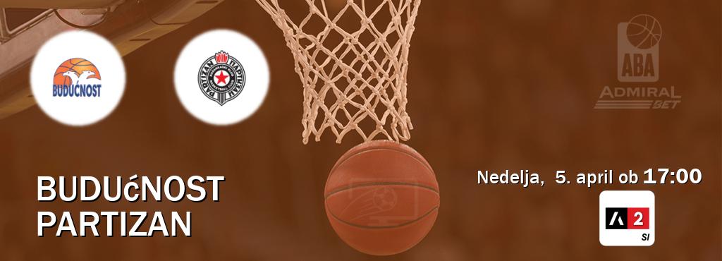 Dvoboj Budućnost in Partizan s prenosom tekme v živo na Arena Sport 2.