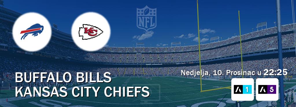 Izravni prijenos utakmice Buffalo Bills i Kansas City Chiefs pratite uživo na Arena Sport 1 i Arena Sport 5 (Nedjelja, 10. Prosinac u  22:25).