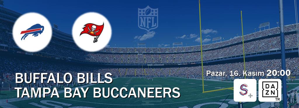 Karşılaşma Buffalo Bills - Tampa Bay Buccaneers S Sport + ve DAZN'den canlı yayınlanacak (Pazar, 16. Kasım  20:00).