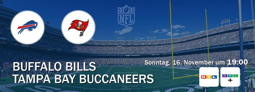 Das Spiel zwischen Buffalo Bills und Tampa Bay Buccaneers wird am Sonntag, 16. November um 19:00, live vom RTL und RTL+ übertragen. Das Spiel zwischen Buffalo Bills und Tampa Bay Buccaneers wird am Sonntag, 16. November um 19:00, live vom RTL und RTL+ übertragen.