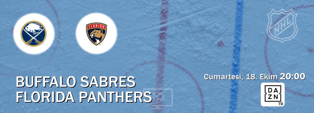 Karşılaşma Buffalo Sabres - Florida Panthers DAZN'den canlı yayınlanacak (Cumartesi, 18. Ekim 20:00). Karşılaşma Buffalo Sabres - Florida Panthers DAZN'den canlı yayınlanacak (Cumartesi, 18. Ekim 20:00).