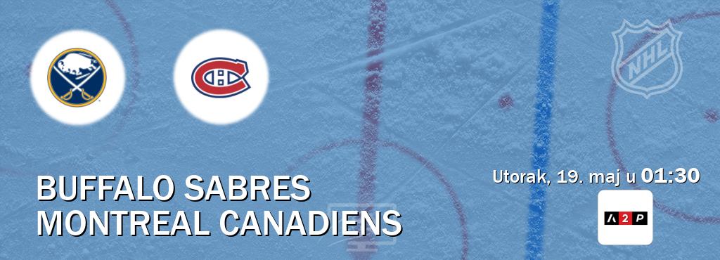 Izravni prijenos utakmice Buffalo Sabres i Montreal Canadiens pratite uživo na Arena Premium 2 (utorak, 19. maj u  01:30).