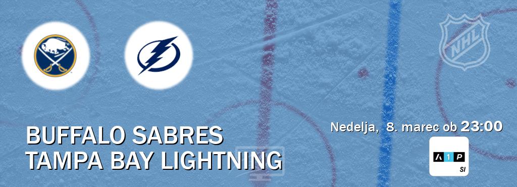 Dvoboj Buffalo Sabres in Tampa Bay Lightning s prenosom tekme v živo na Arena Sport Premium.