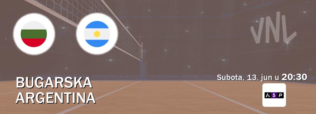 Izravni prijenos utakmice Bugarska i Argentina pratite uživo na Arena Premium 5 (subota, 13. jun u  20:30).