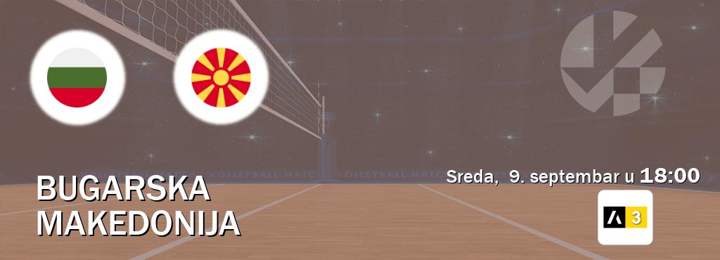 Izravni prijenos utakmice Bugarska i Makedonija pratite uživo na Arena Sport 3 (sreda,  9. septembar u  18:00).