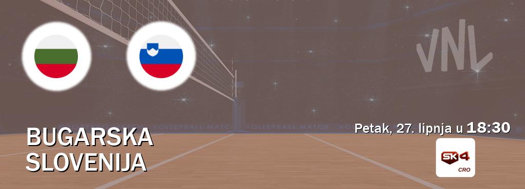Izravni prijenos utakmice Bugarska i Slovenija pratite uživo na Sportklub 4 (petak, 27. lipnja u  18:30).