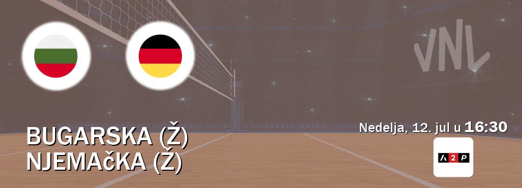 Izravni prijenos utakmice Bugarska (Ž) i Njemačka (Ž) pratite uživo na Arena Premium 2 (nedelja, 12. jul u  16:30).