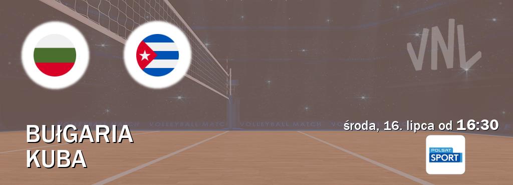 Gra między Bułgaria i Kuba transmisja na żywo w Polsat Sport (środa, 16. lipca od  16:30).