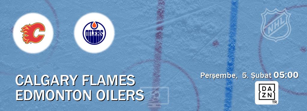 Karşılaşma Calgary Flames - Edmonton Oilers DAZN'den canlı yayınlanacak (Perşembe,  5. Şubat  05:00).