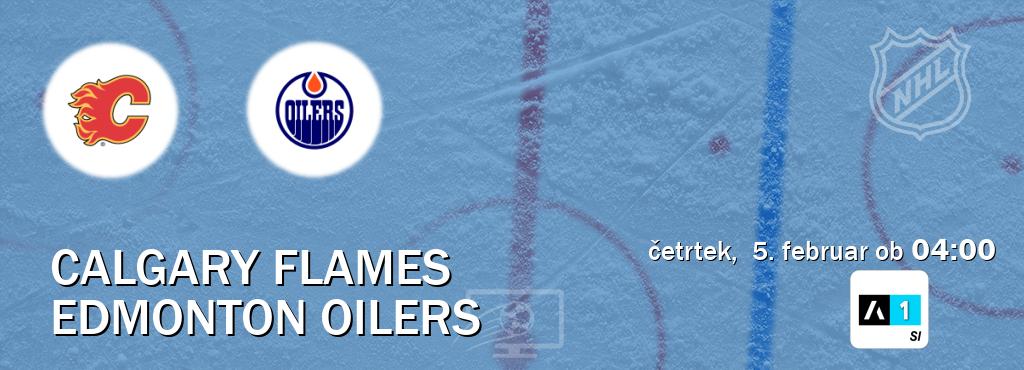 Calgary Flames in Edmonton Oilers v živo na Arena Sport 1. Prenos tekme bo v četrtek,  5. februar ob  04:00