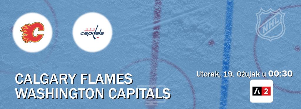 Izravni prijenos utakmice Calgary Flames i Washington Capitals pratite uživo na Arena Sport 2 (Utorak, 19. Ožujak u  00:30).