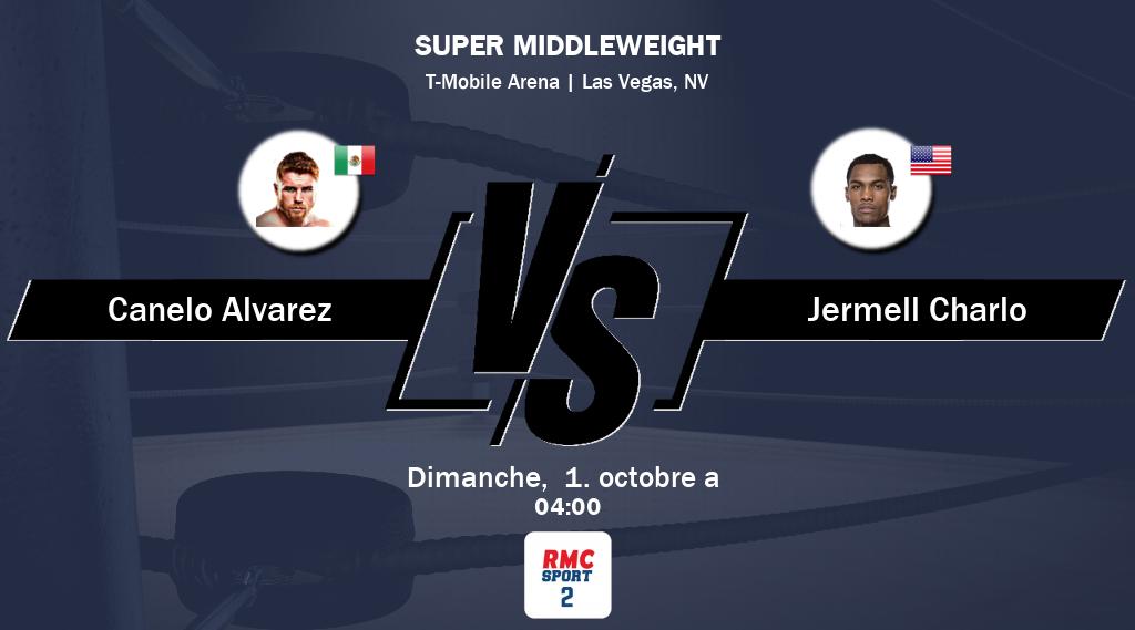 Le combat entre Canelo Alvarez et Jermell Charlo sera diffusé en direct sur RMC Sport 2.