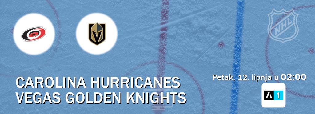 Izravni prijenos utakmice Carolina Hurricanes i Vegas Golden Knights pratite uživo na Arena Sport 1 (petak, 12. lipnja u  02:00).