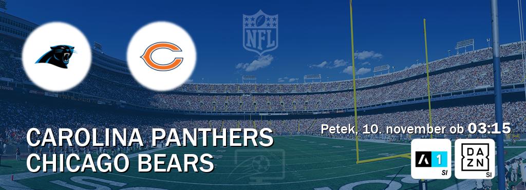 Ne zamudi prenosa tekme Carolina Panthers - Chicago Bears v živo na Arena Sport 1 in DAZN.