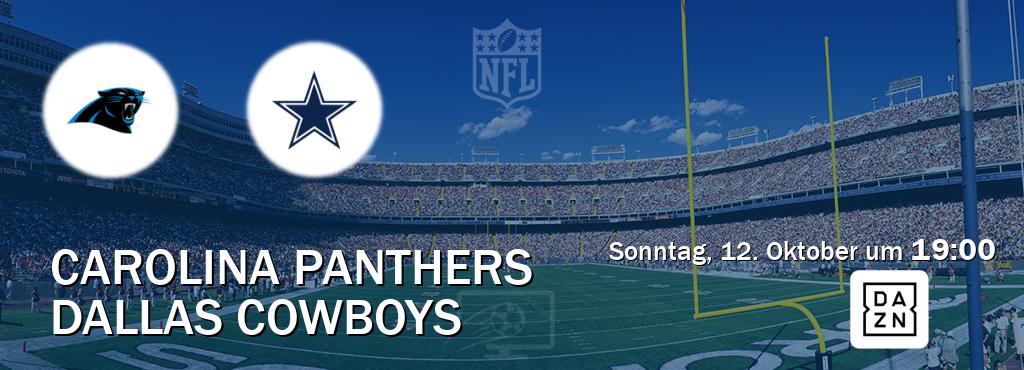Das Spiel zwischen Carolina Panthers und Dallas Cowboys wird am Sonntag, 12. Oktober um 19:00, live vom DAZN übertragen. Das Spiel zwischen Carolina Panthers und Dallas Cowboys wird am Sonntag, 12. Oktober um 19:00, live vom DAZN übertragen.