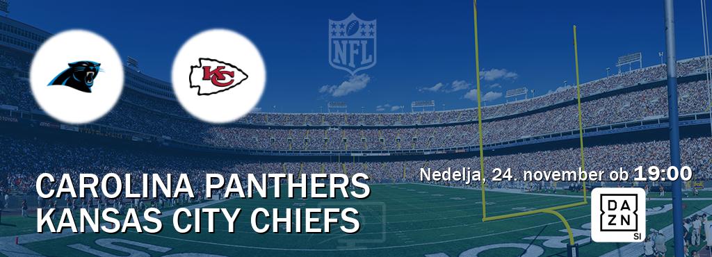 Ne zamudi prenosa tekme Carolina Panthers - Kansas City Chiefs v živo na DAZN.