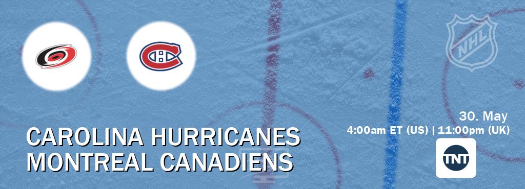 You can watch game live between Carolina Hurricanes and Montreal Canadiens on TNT(US). You can watch game live between Carolina Hurricanes and Montreal Canadiens on TNT(US).