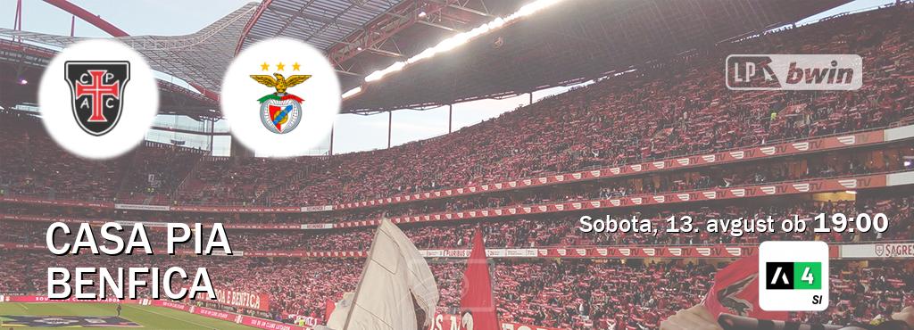 Ne zamudi prenosa tekme Casa Pia - Benfica v živo na Arena Sport 4.