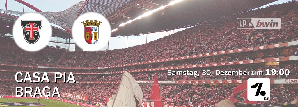 Das Spiel zwischen Casa Pia und Braga wird am Samstag, 30. Dezember um  19:00, live vom OneFootball Deutschland übertragen.
