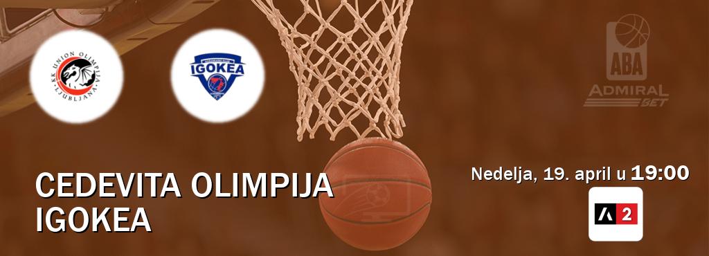 Izravni prijenos utakmice Cedevita Olimpija i Igokea pratite uživo na Arena Sport 2 (nedelja, 19. april u  19:00).