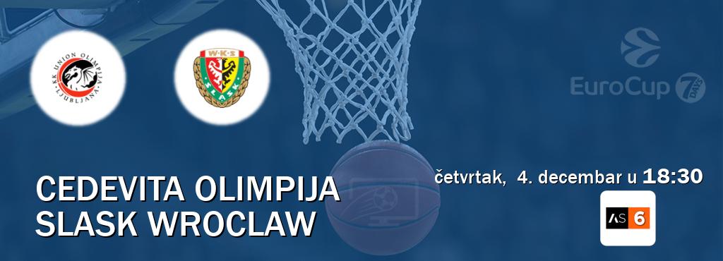 Izravni prijenos utakmice Cedevita Olimpija i Slask Wroclaw pratite uživo na Arena Sport 6 (četvrtak,  4. decembar u  18:30).