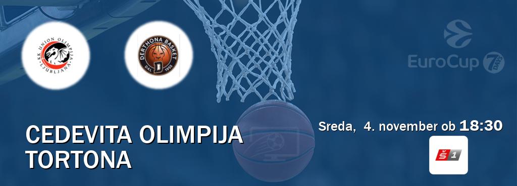 Prenos tekme med Cedevita Olimpija in Tortona v živo na Sport TV 1 (sreda, 4. november ob 18:30 uri). Prenos tekme med Cedevita Olimpija in Tortona v živo na Sport TV 1 (sreda, 4. november ob 18:30 uri).