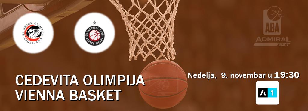 Izravni prijenos utakmice Cedevita Olimpija i Vienna Basket pratite uživo na Arena Sport 1 (nedelja, 9. novembar u 19:30). Izravni prijenos utakmice Cedevita Olimpija i Vienna Basket pratite uživo na Arena Sport 1 (nedelja, 9. novembar u 19:30).