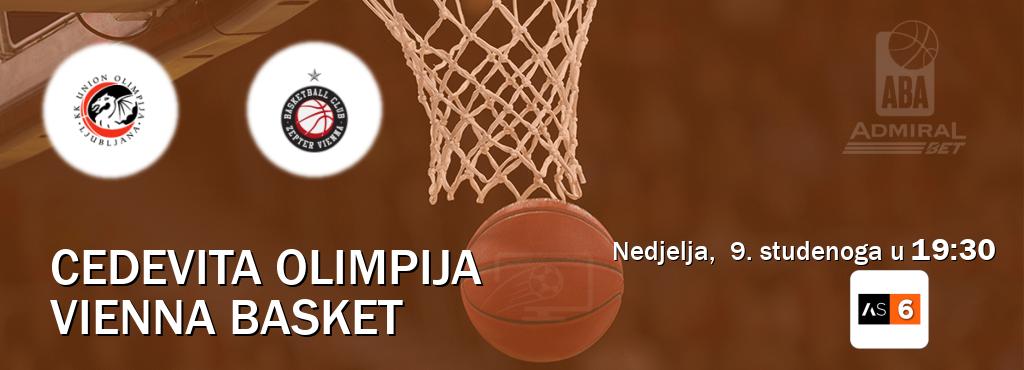 Izravni prijenos utakmice Cedevita Olimpija i Vienna Basket pratite uživo na Arena Sport 6 (nedjelja,  9. studenoga u  19:30).