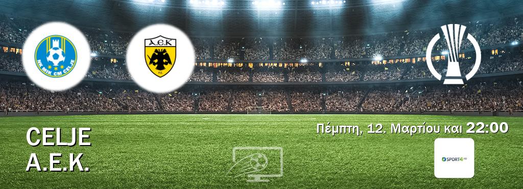 Παρακολουθήστ ζωντανά Celje - A.E.K. από το Cosmote Sport 4 (22:00).
