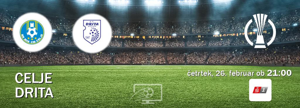 Celje in Drita v živo na Sport TV 1. Prenos tekme bo v četrtek, 26. februar ob  21:00