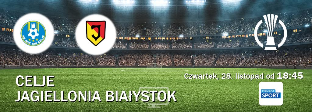 Gra między Celje i Jagiellonia Białystok transmisja na żywo w Polsat Sport (czwartek, 28. listopad od  18:45).