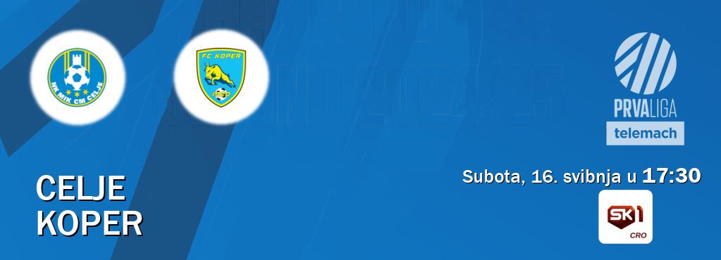 Izravni prijenos utakmice Celje i Koper pratite uživo na Sportklub 1 (subota, 16. svibnja u  17:30).