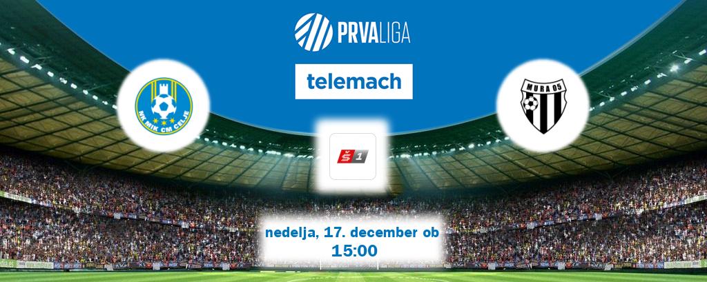 Prenos tekme med Celje in Mura v živo na Sport TV 1 (nedelja, 17. december ob  15:00 uri).