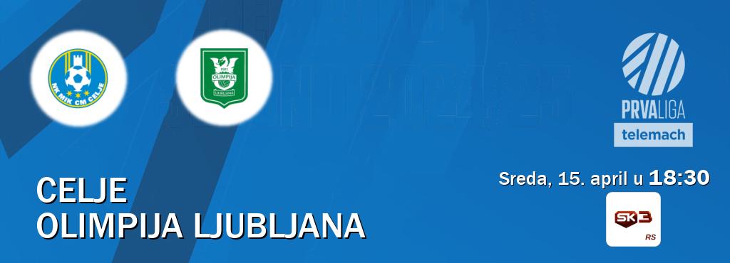 Izravni prijenos utakmice Celje i Olimpija Ljubljana pratite uživo na Sportklub 3 (sreda, 15. april u  18:30).