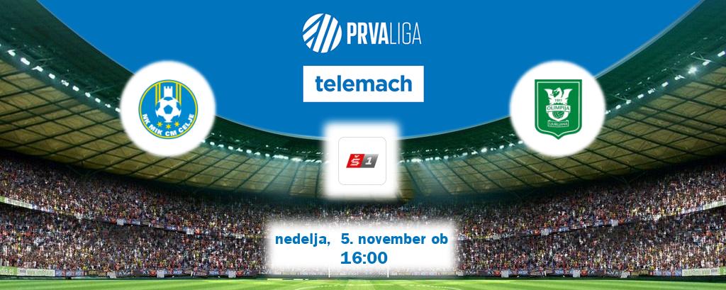 Celje in Olimpija Ljubljana v živo na Sport TV 1. Prenos tekme bo v nedelja,  5. november ob  16:00