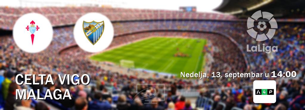 Izravni prijenos utakmice Celta Vigo i Malaga pratite uživo na Arena Premium 4 (nedelja, 13. septembar u 14:00). Izravni prijenos utakmice Celta Vigo i Malaga pratite uživo na Arena Premium 4 (nedelja, 13. septembar u 14:00).