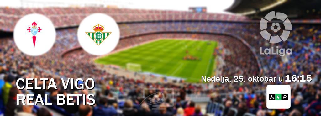 Izravni prijenos utakmice Celta Vigo i Real Betis pratite uživo na Arena Premium 4 (nedelja, 25. oktobar u 16:15). Izravni prijenos utakmice Celta Vigo i Real Betis pratite uživo na Arena Premium 4 (nedelja, 25. oktobar u 16:15).