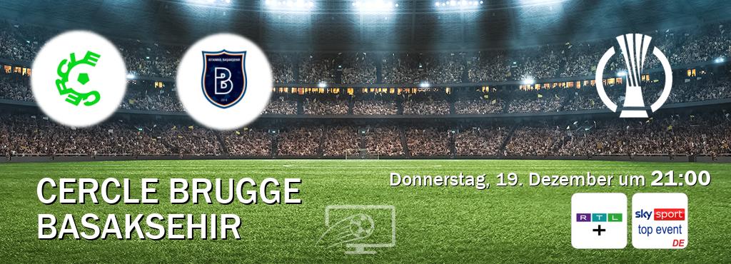 Das Spiel zwischen Cercle Brugge und Basaksehir wird am Donnerstag, 19. Dezember um  21:00, live vom RTL+ und Sky Sport Top Event übertragen.