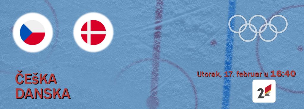Izravni prijenos utakmice Češka i Danska pratite uživo na TVCG 2 (utorak, 17. februar u  16:40).
