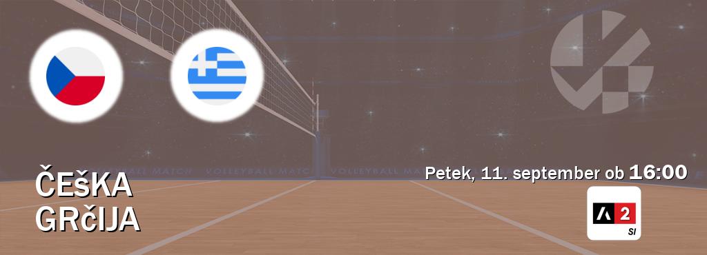 Dvoboj Češka in Grčija s prenosom tekme v živo na Arena Sport 2.