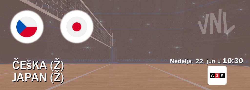 Izravni prijenos utakmice Češka (Ž) i Japan (Ž) pratite uživo na Arena Premium 2 (nedelja, 22. jun u 10:30). Izravni prijenos utakmice Češka (Ž) i Japan (Ž) pratite uživo na Arena Premium 2 (nedelja, 22. jun u 10:30).
